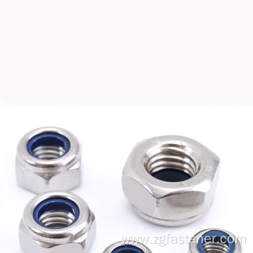 Carbon steel DIN985 Nylon insert lock nut